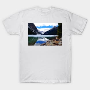 Lake Louise Victoria Glacier Alberta Canada T-Shirt